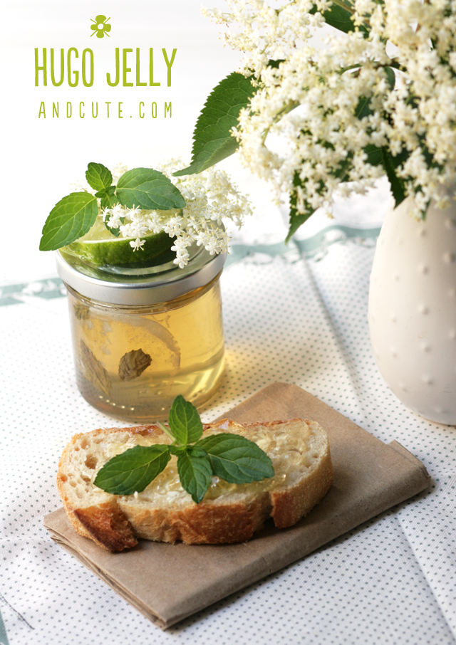 Hugo Jelly – Elderflower Lime Mint Jelly with Prosecco