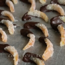 Candied Orange Peel Dipped In Chocolate