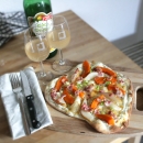 Flammkuchen with Pumpkin and Pears
