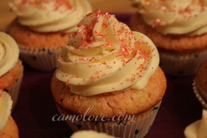 Girly Pink Birthday Cupcakes