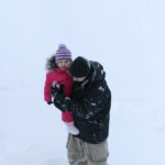 Mike and Em in the Snow 2