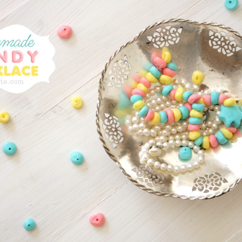 Homemade Candy Bead Necklace for Kids of all Ages