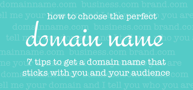 How to choose a domain name for your blog or website