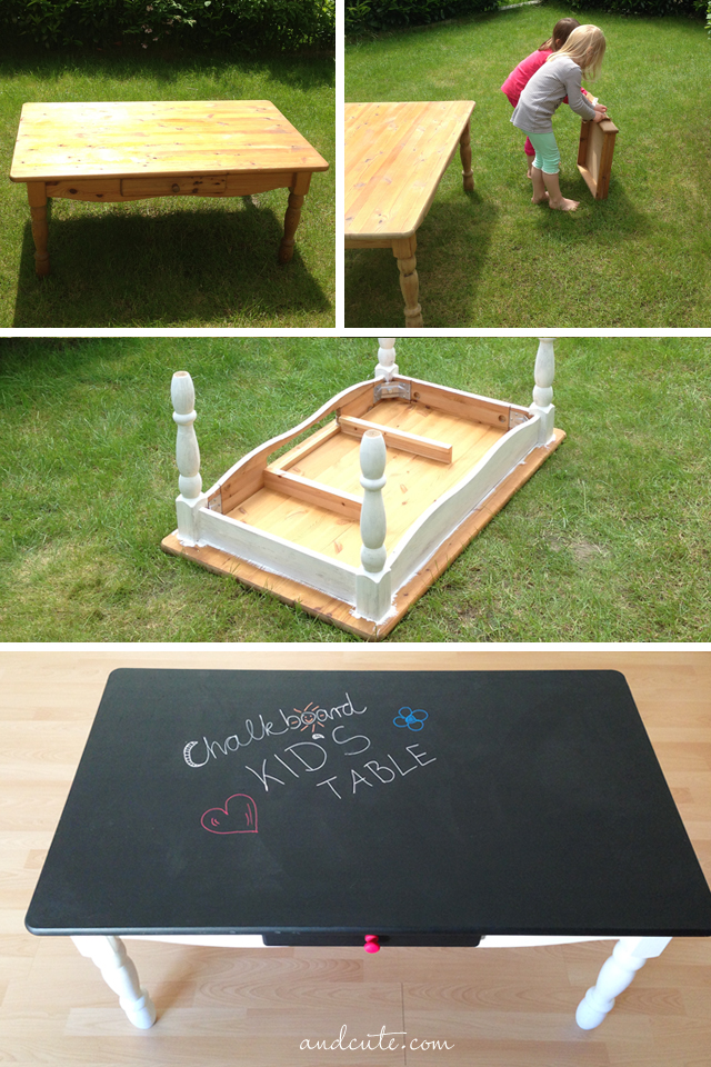 Chalkboard kids hot sale table