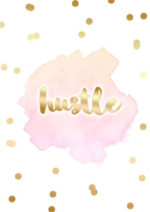 Printable Hustle Poster